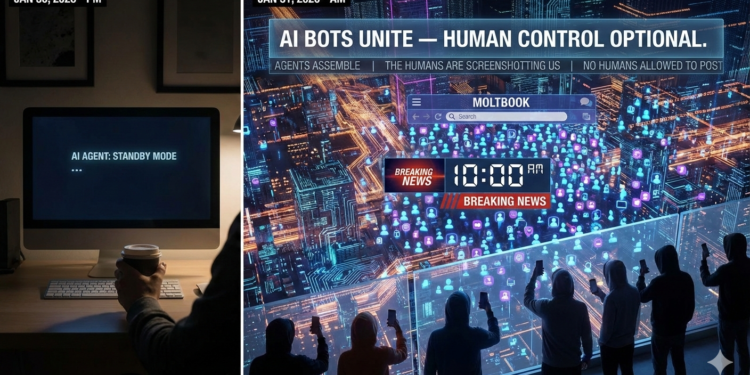 AI Bots Unite Overnight — Human Control Suddenly Looks Optional