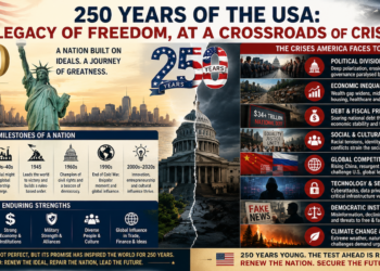 AMERICA IN CRISIS ON ITS 250TH BIRTHDAY